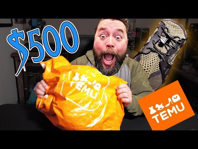 I bought EVERYTHING - nearly $500 worth of Camping equipment from Temu - Honest Review - Part 1