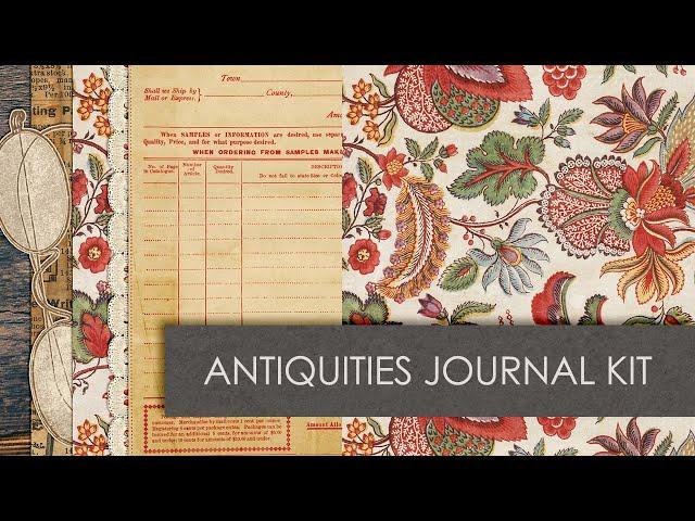 Antiquities Printable Junk Journal Kit