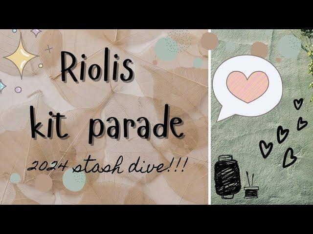 STASH DIVE: Riolis cross stitch kit parade + collection show and tell