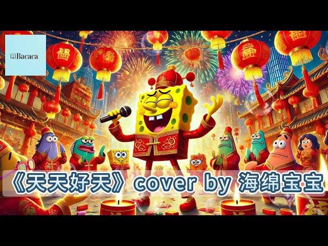 马来西亚经典新年歌《天天好天》AI 海绵宝宝翻唱 | 爆笑破音搞怪版本 | Bacaca