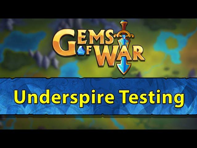 ️ Gems of War: 7.0 Underspire Testing, Strategy, and Wasting Way Too Many Resources ️