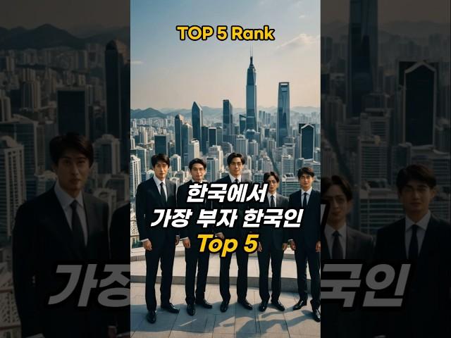 한국에서 가장 부자 한국인 Top 5
