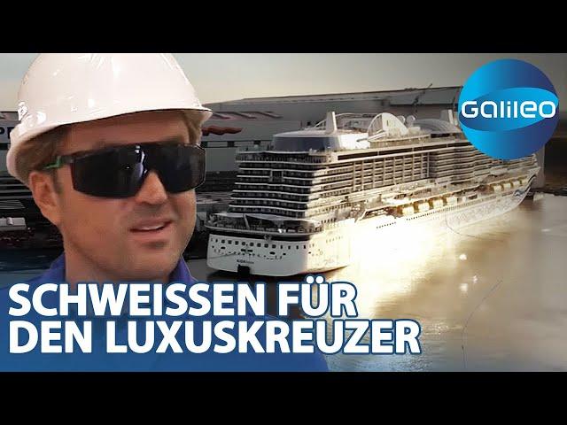 Schweißen, Brennen und Verbiegen - Schuften in Deutschlands größter Schiffswerft |Galileo|ProSieben