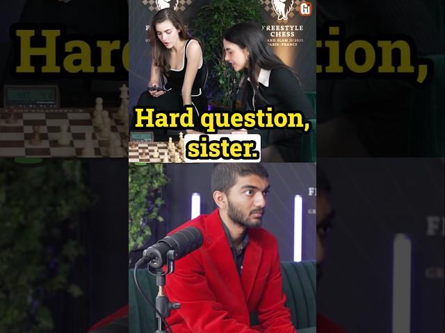 Gukesh Vs Botez (Hard Questions) 