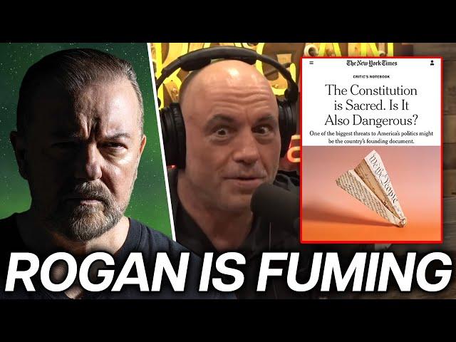 Ricky Gervais and Joe Rogan Struggle To Hide Their Anger When Exposing The Biggest Threat To America