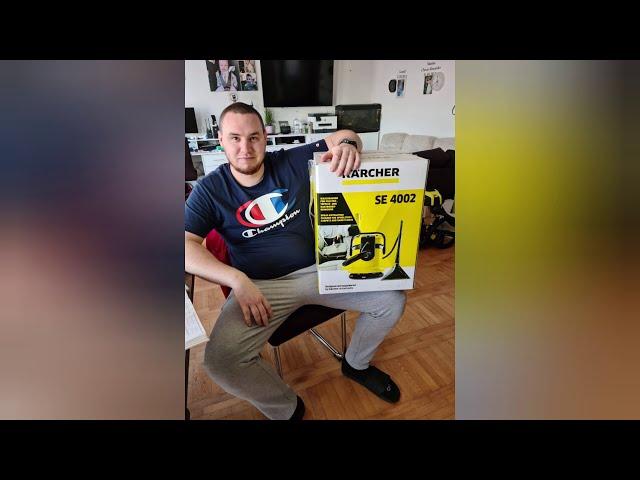 Karcher SE4002, MAFRA Pulimax, sofa cleaning, 4K VIDEO