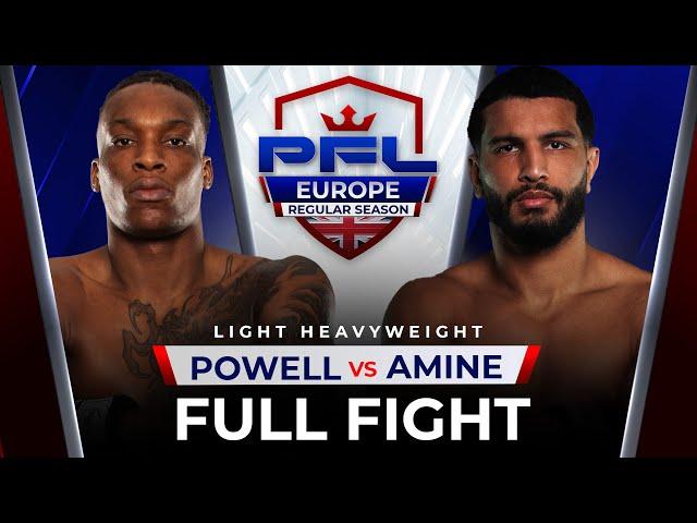 Full Fight | Simeon Powell vs Mohamed Amine | PFL Newcastle