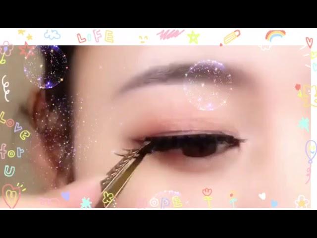 How to use the Magic Ahesive Eyeliner of strip lashes?