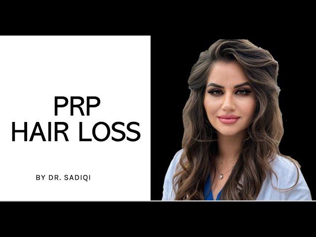 PRP injection for hair loss