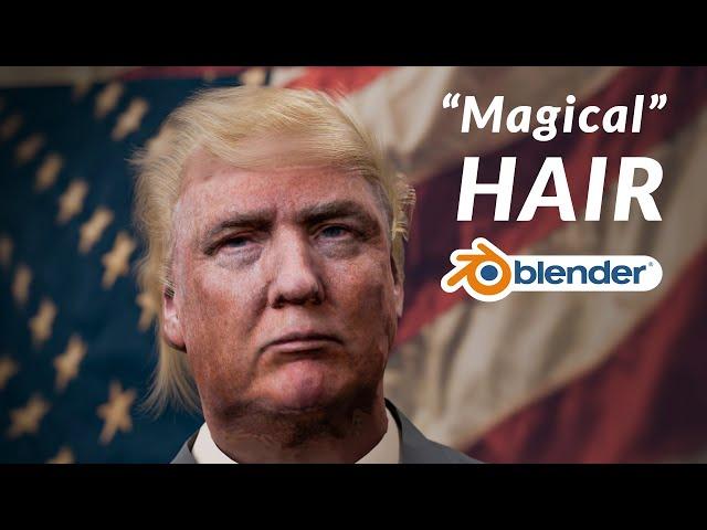 Blender Tutorial - Create Trump’s Luscious Hair (pt. 1/2)