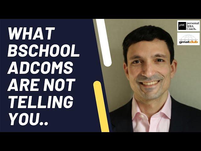 Insider MBA Admission Tips from former ADCOM & #MBA Expert