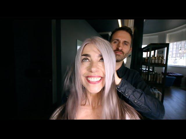 HOW TO BRIGHTEN NATURAL GREY HAIR - GOING GREY - SILVER SHAMPOO