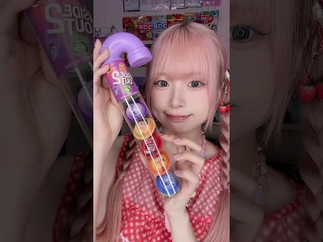 インサイドヘッド2 記憶グスルゼリー食べてみた🟡🟣🟢#shorts #お菓子 #asmr #mukbang #jelly #snacks #insideout #eating