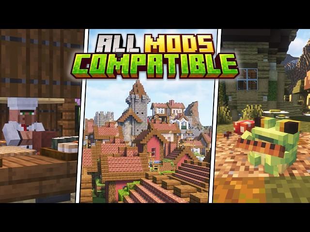 What If Minecraft Villages were GOOD  [MOD PACK] | Forge & Fabric