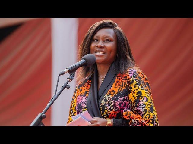 'Rais, Ahsante!' Gov. Cecily Mbarire Praises President Ruto in front of Uhuru Kenyatta in Embu!