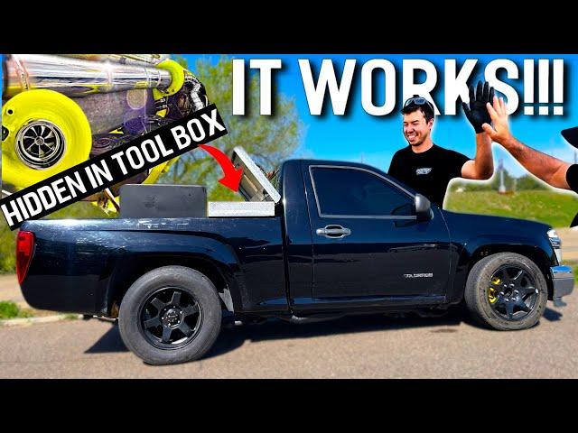 TURBO HIDDEN IN TOOL BOX WORKS!! ULTIMATE SLEEPER BUILD PART 5