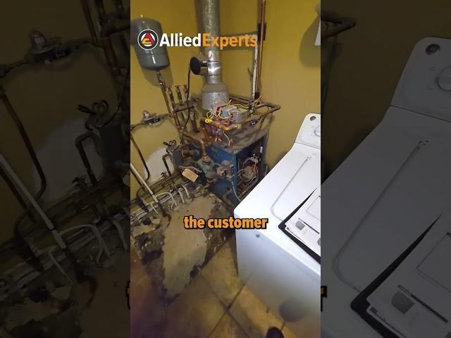Replacing a boiler and water heater - higher efficiency and increased comfort! #energy #home #hvac