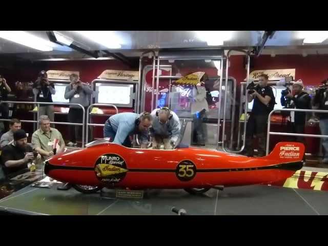 Hear Burt Munro's "World's Fastest Indian" Fire Up - MotoUSA