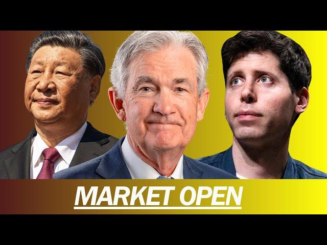 SAM ALTMAN TURNS INTO A BILLIONARE, OPENAI EXECS LEAVE, CHINA KEEPS PRINTING | MARKET OPEN