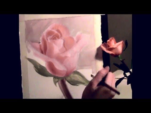 How to paint a rose - water color - guest instructor M Spain