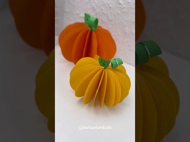  Paper Pumpkins  #pumpkin #falldecor #herbstbasteln #herbstdeko #diy #papercraft #basteln #craft
