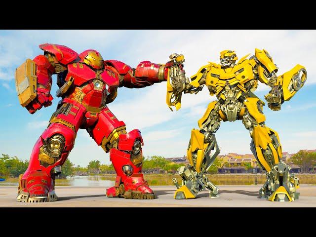 Transformers: The Last Knight - Bumblebee vs Iron Man Full Movie | Paramount Pictures [HD]