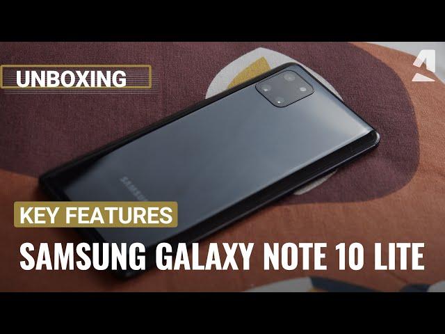 Samsung Galaxy Note 10 Lite unboxing and key features