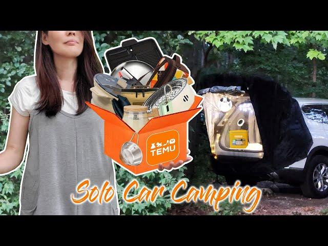 SOLO CAR Camping - Temu $200 Camping Gears Unboxing!!