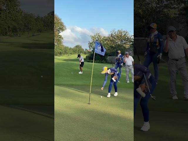 Xander practicing starting from holes 8 ‍️️ #golf #bali #happy #pga #pgibali #pcgolfclub