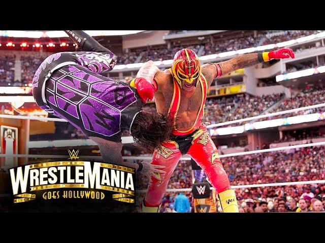 Rey Mysterio vs. Dominik Mysterio: WrestleMania 39 Saturday Highlights