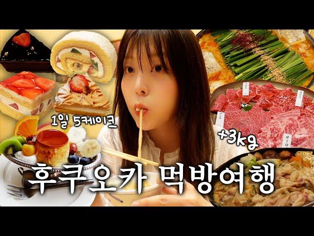 후쿠오카 맛집 진짜 최종.. 핫한 맛집/빵집만 털고 하루종일 먹는 브이로그