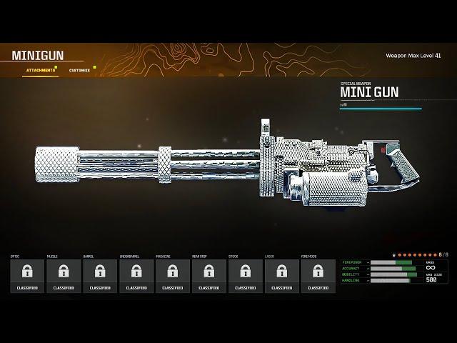 The MINI GUN in Warzone