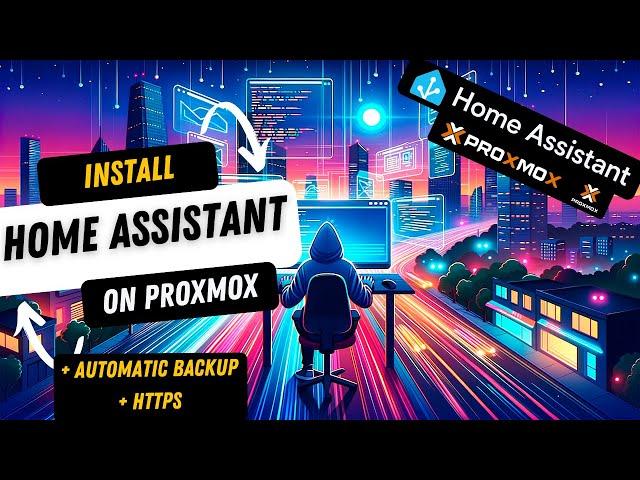 How to Install Home Assistant on Proxmox | Automatic Backups+HTTPS #homeassistant #proxmox #homelab