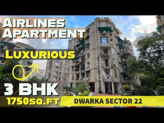 3 BHK Luxurious Flats at Airlines Apartment Prime Location Dwarka Sector 23, Near Dwarka Expressway