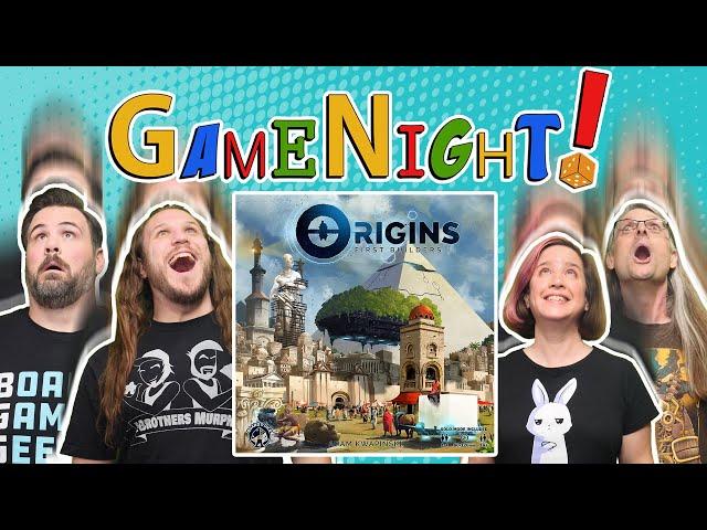 Origins: First Builders - GameNight! Se9 Ep34 - How to Play and Playthrough