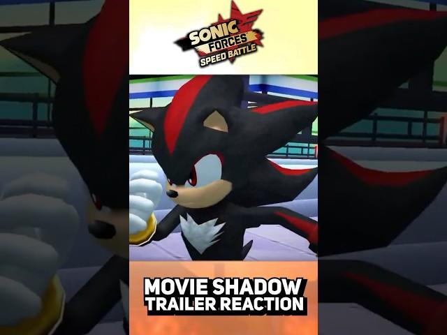 Movie Shadow Trailer Reaction! (Sonic Forces: Speed Battle)