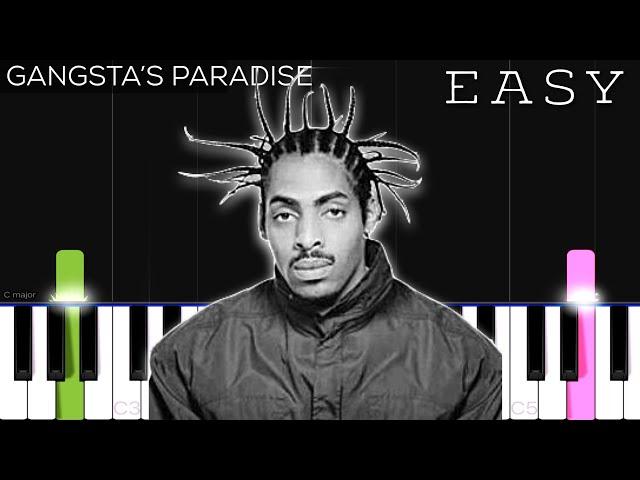 Coolio - Gangsta’s Paradise | EASY Piano Tutorial