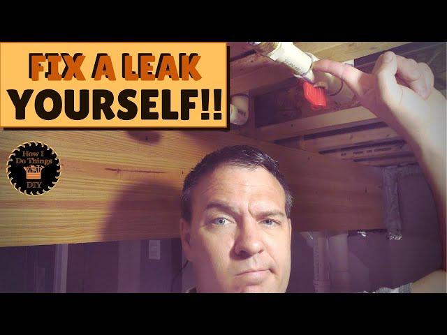 How To Fix A Leaky PVC Joint | DIY Plumbing