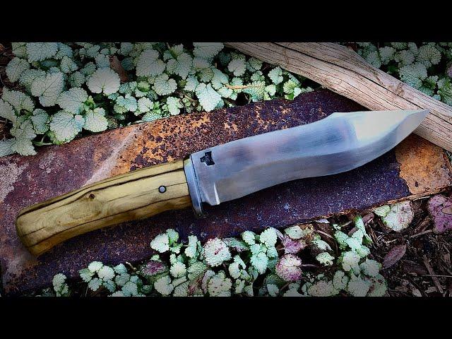 Forging a Knife From Scrap | Random Scrap Metal From the Mountains Turned Into a Knife!