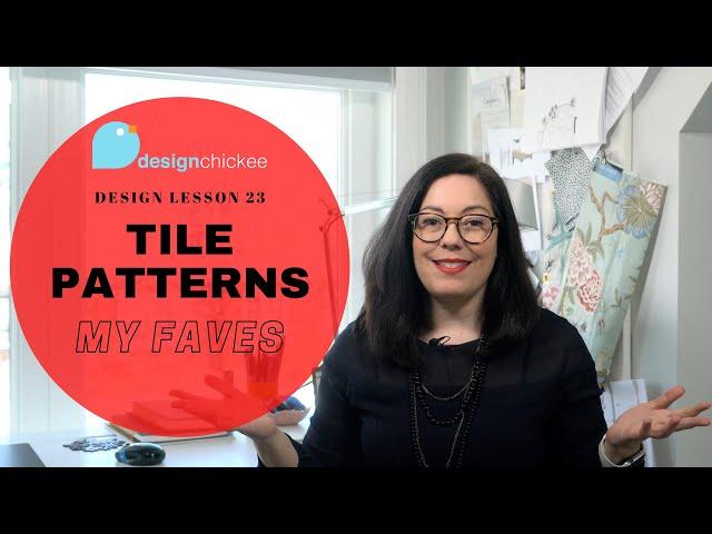 The BEST TILE PATTERNS with basic tiles - Design Lesson 23