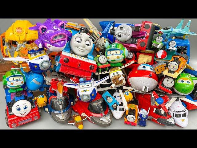 HOT! Collection of NEW THOMAS TRAIN TRANSFORMING TOY PLANE - Lego Animation Rescue Robot