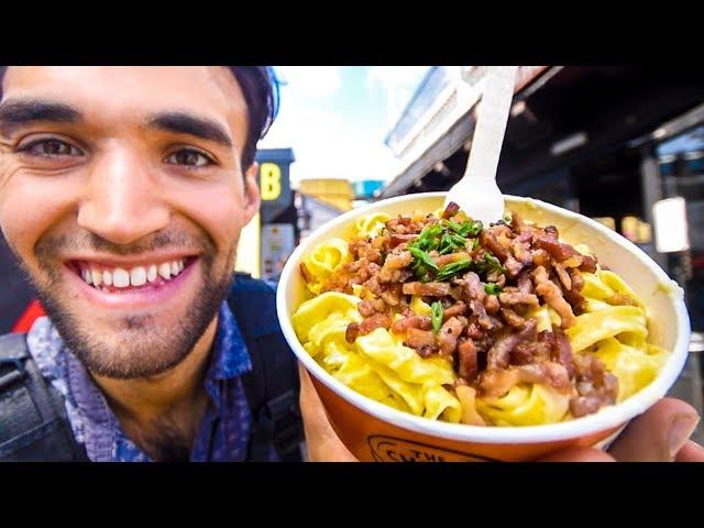 LIVING on STREET FOOD in LONDON for 24 HOURS!