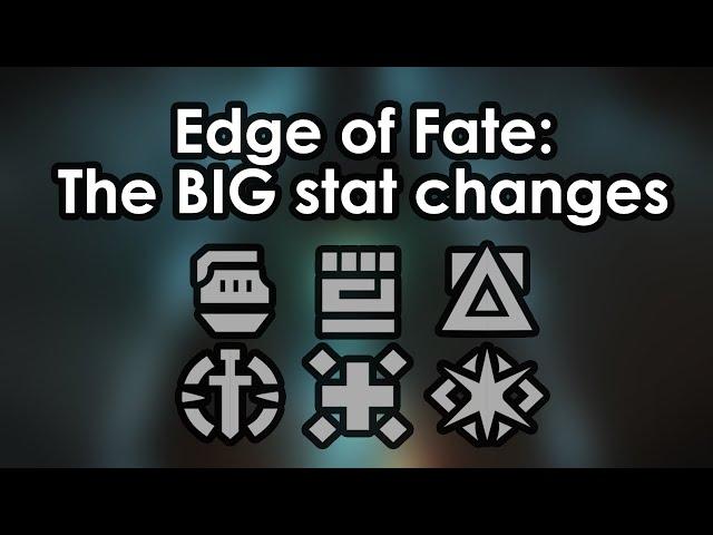 How stats are changing in the Edge of Fate (and why that matters).