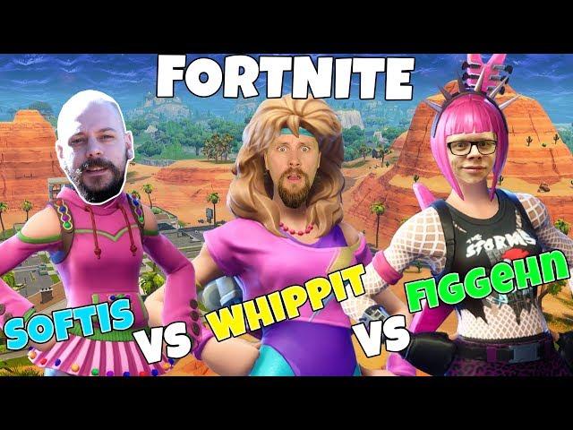 SOFTIS VS FIGGEHN VS WHIPPIT i öknen i Fortnite *Playground*