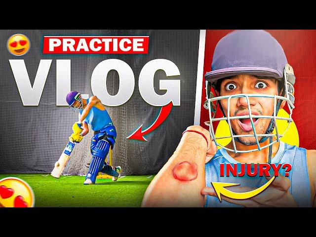 INDOOR Practice for the FIRST TIME| Cricket Cardio Injured? SIX Hitting Session