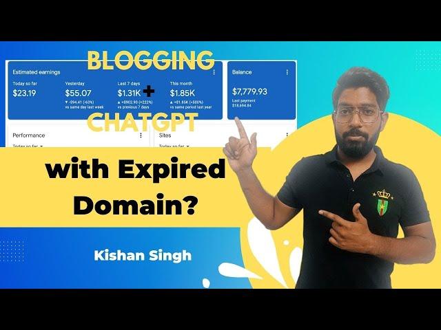 Start a Blog using Chat GPT today | Blogging with ChatGPT | Blog with Expired Domain in 2025