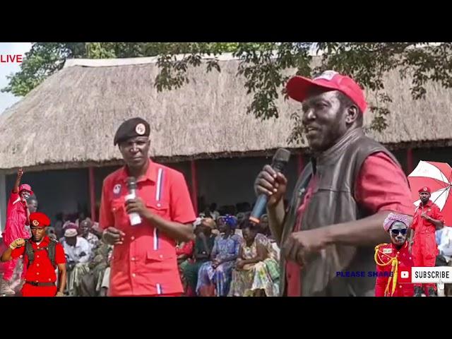 HON VICE PRESIDENT JOHN BAPTIST NAMBESHE SPEECH INFRONT OF H.E PRESIDENT BOBI WINE IN SOROTI