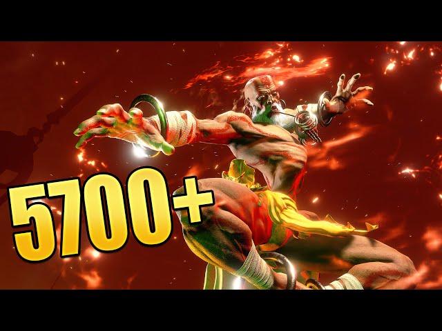 Street Fighter 6 : Dhalsim - New Combo (Terry Patch)