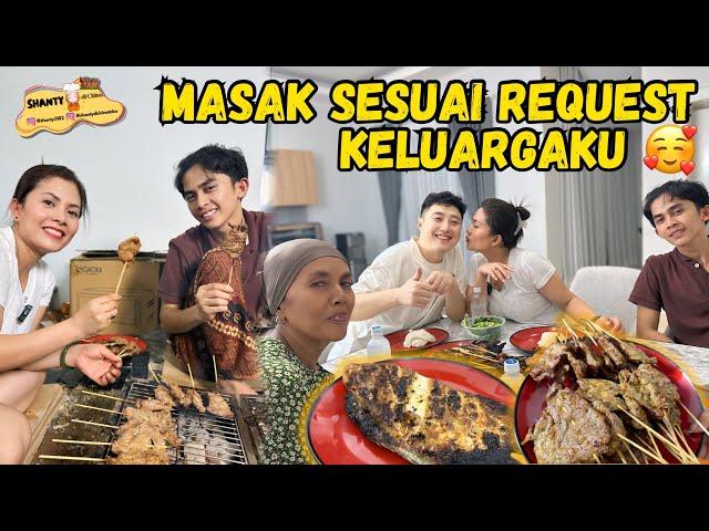 PERTAMA KALI MASAK BBQ DI RUMAH BARU BERSAMA KELUARGA KARENA BAOQI INGIN MAKAN, SEMUANYA JADI HAPPY