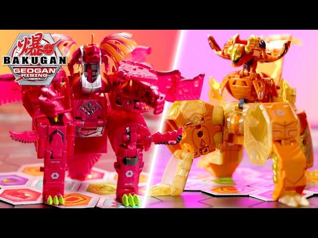 Building ULTIMATE VILOCH & GEOFORGE DRAGONOID - Bakugan Geogan Rising Toy Unboxing & How To Assemble